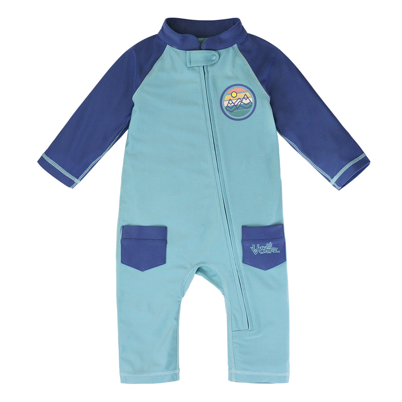 baby boy's long-sleeve swimsuit in endless summer|endless-summer