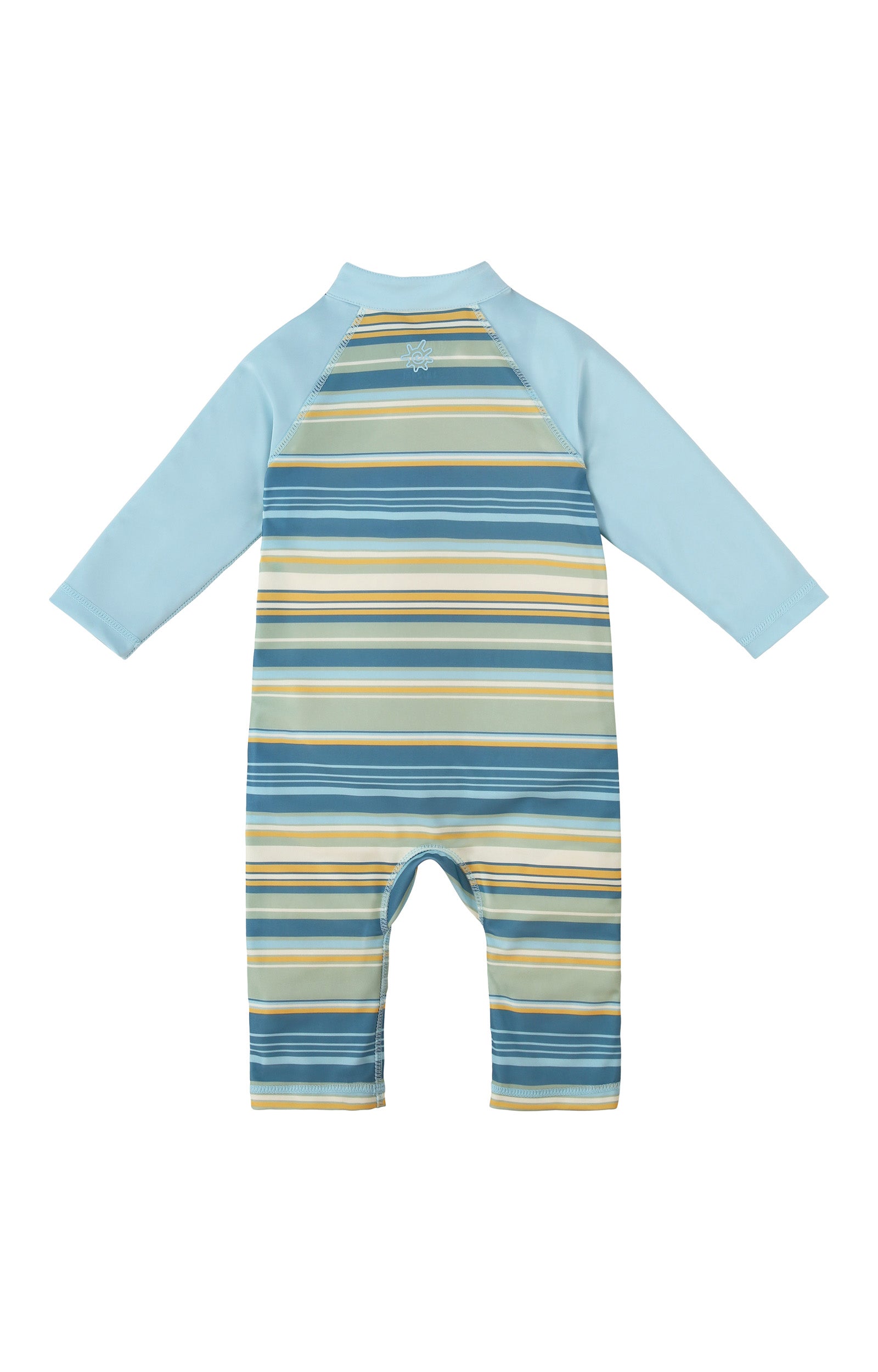 back of baby boys sun and swim suit|pinecrest-stripe
