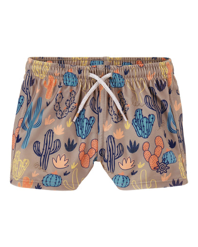 baby boys swim shorties in cactus crowd|cactus-crowd