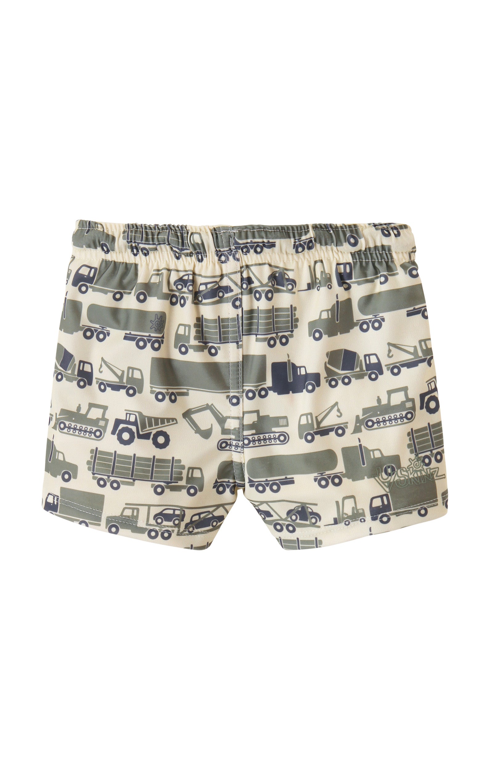 back view of baby boys swim shorties in rumble roads|rumble-road