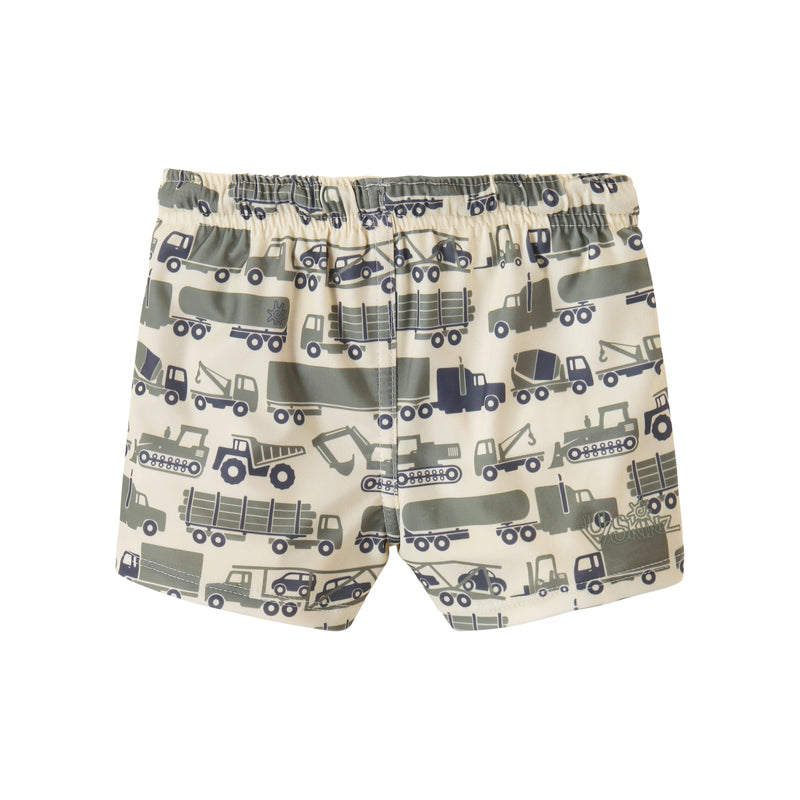 back view of baby boys swim shorties in rumble roads|rumble-road