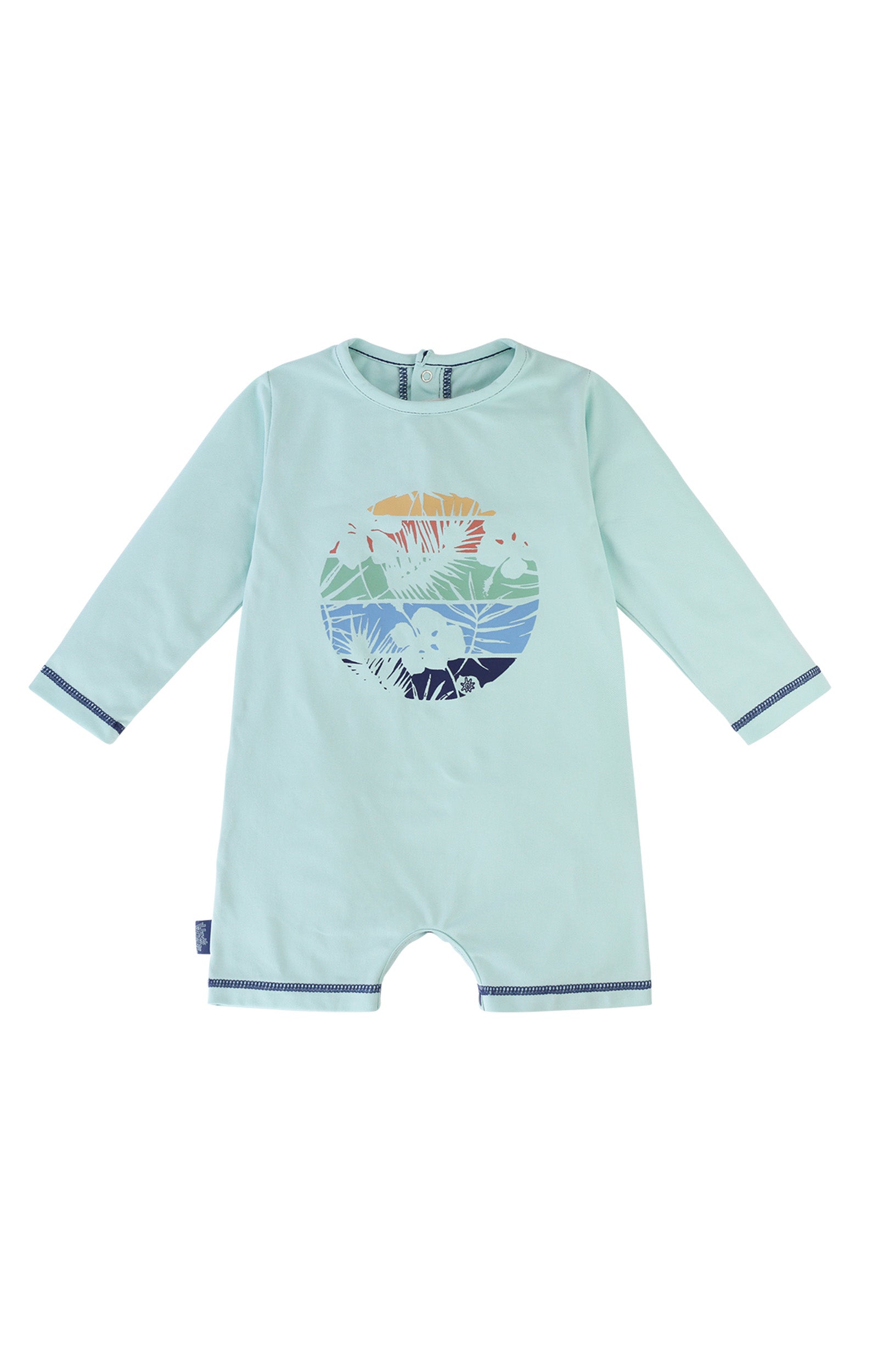 baby boy's UV onesie in aloha sunset|aloha-sunset