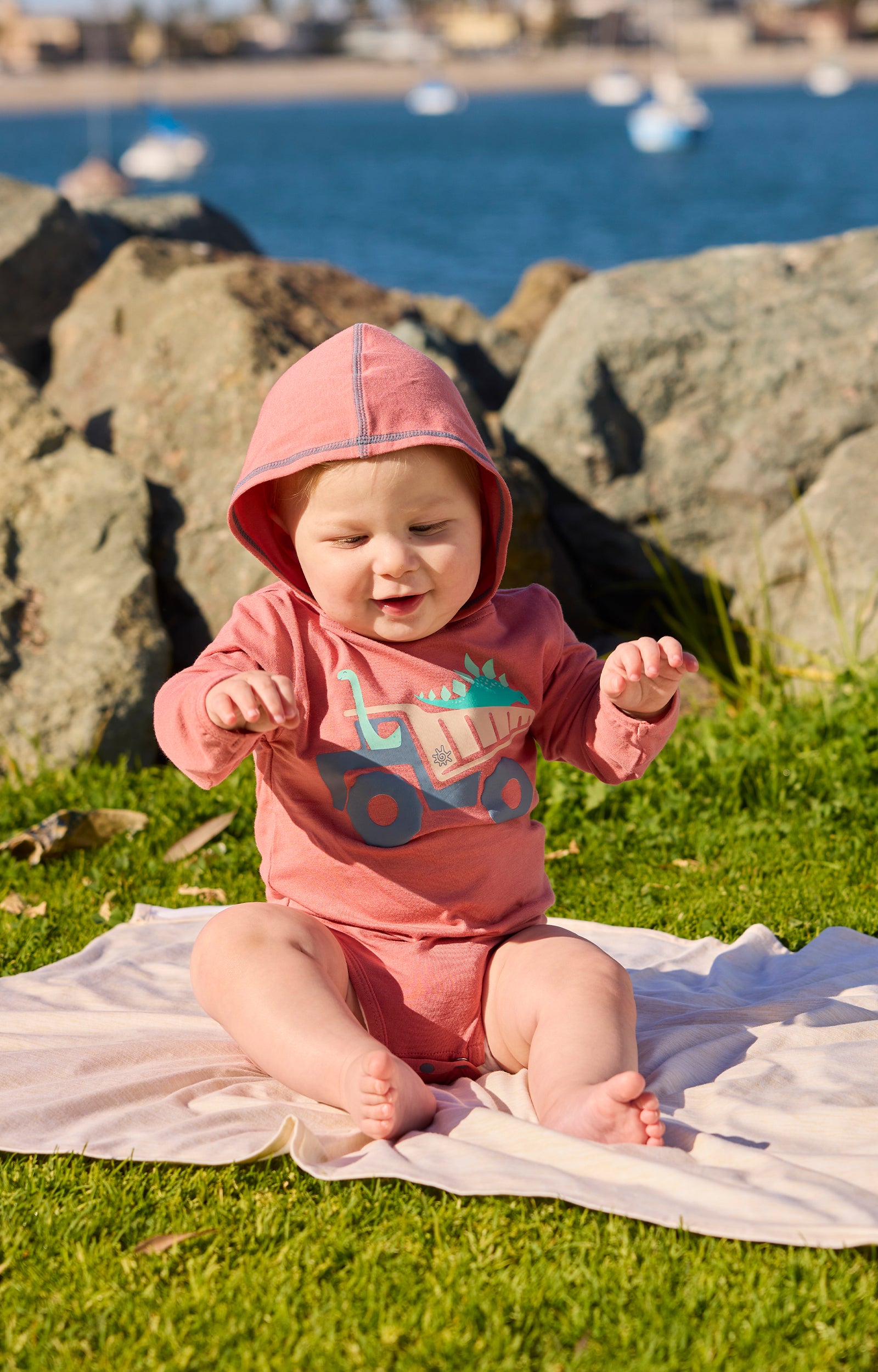 Baby Boy's Hooded Sunzie