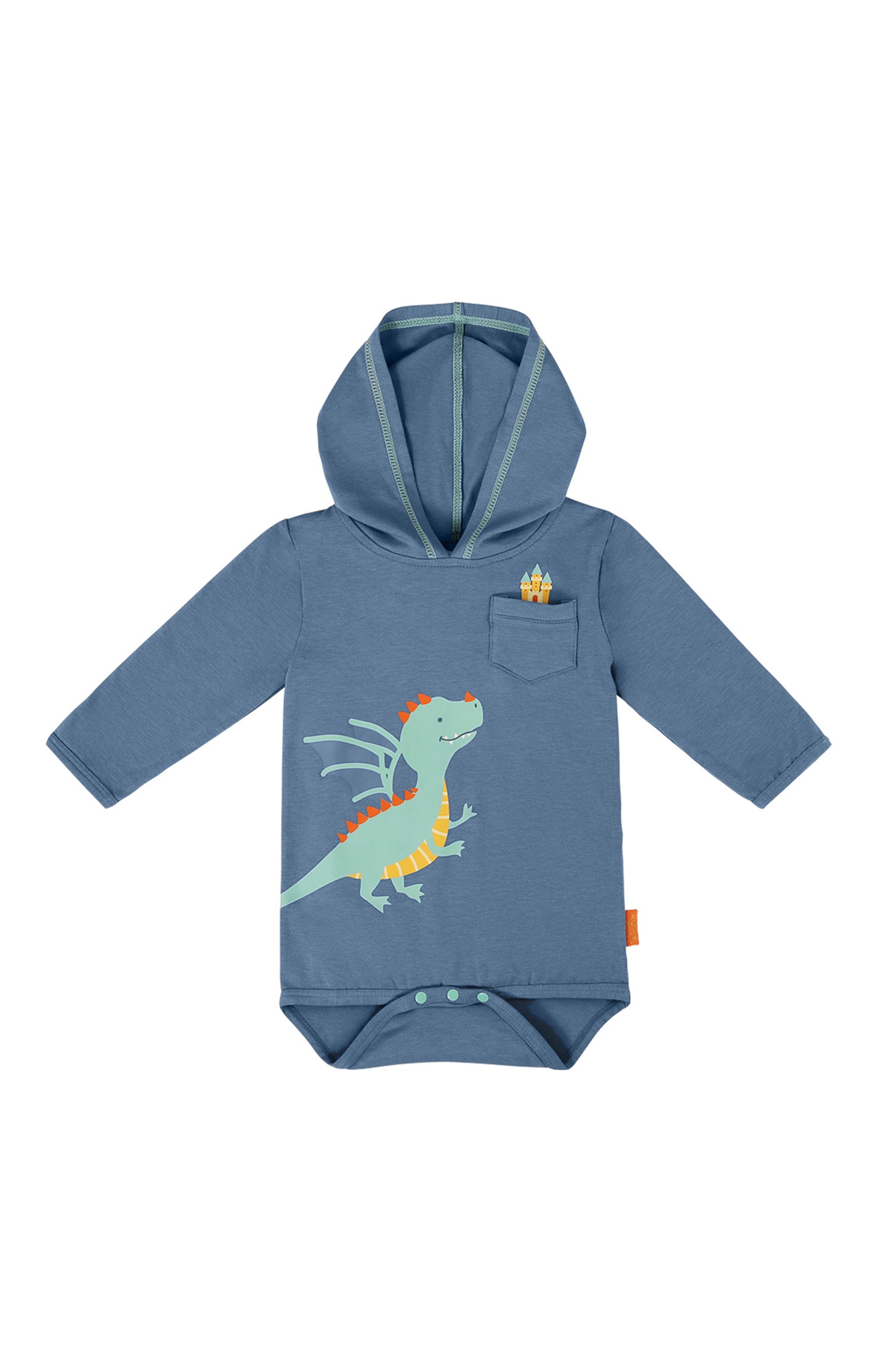 baby boy's upf hooded sunzie|fairytale-dragon