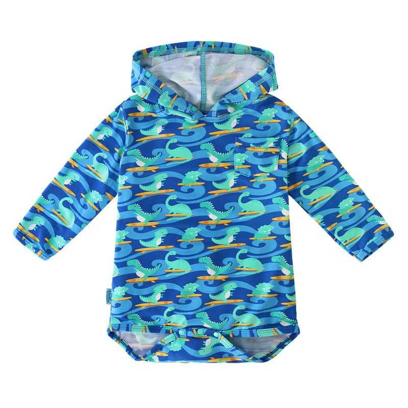 Baby Boy's Hooded Sunzie in Hang Ten Dinos|hang-ten-dinos