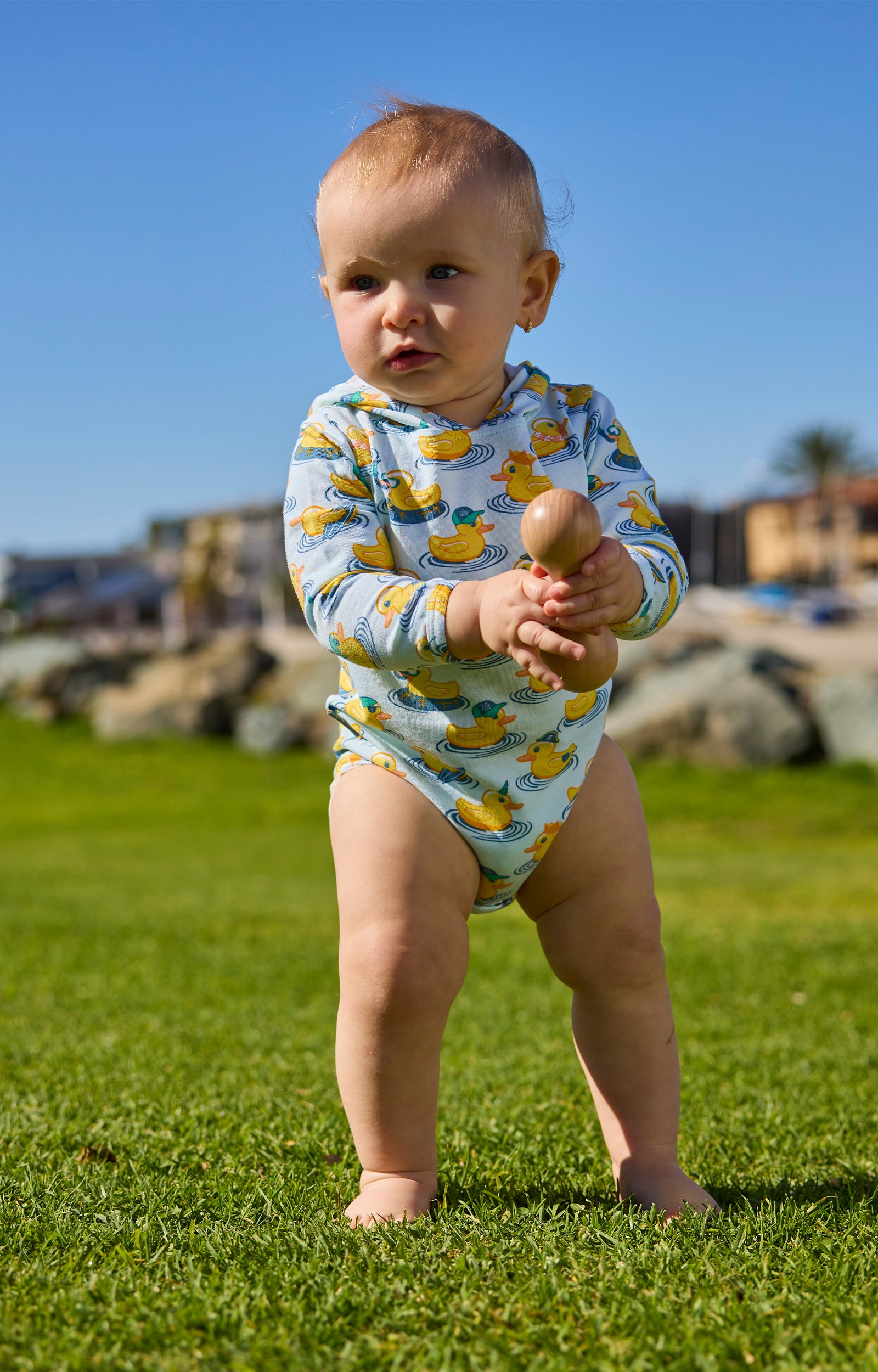 Baby Boy's Hooded Sunzie