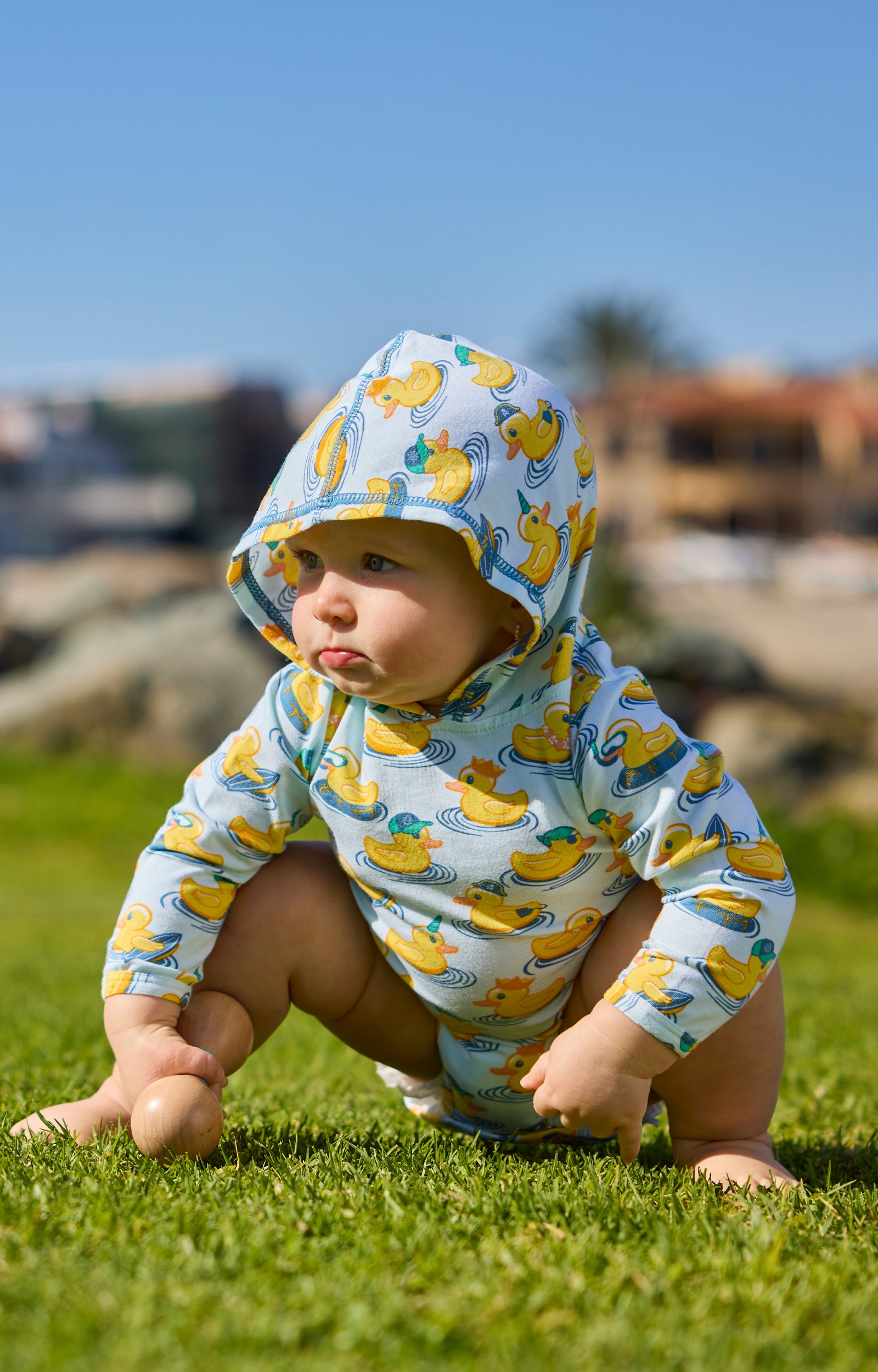 Baby Boy's Hooded Sunzie