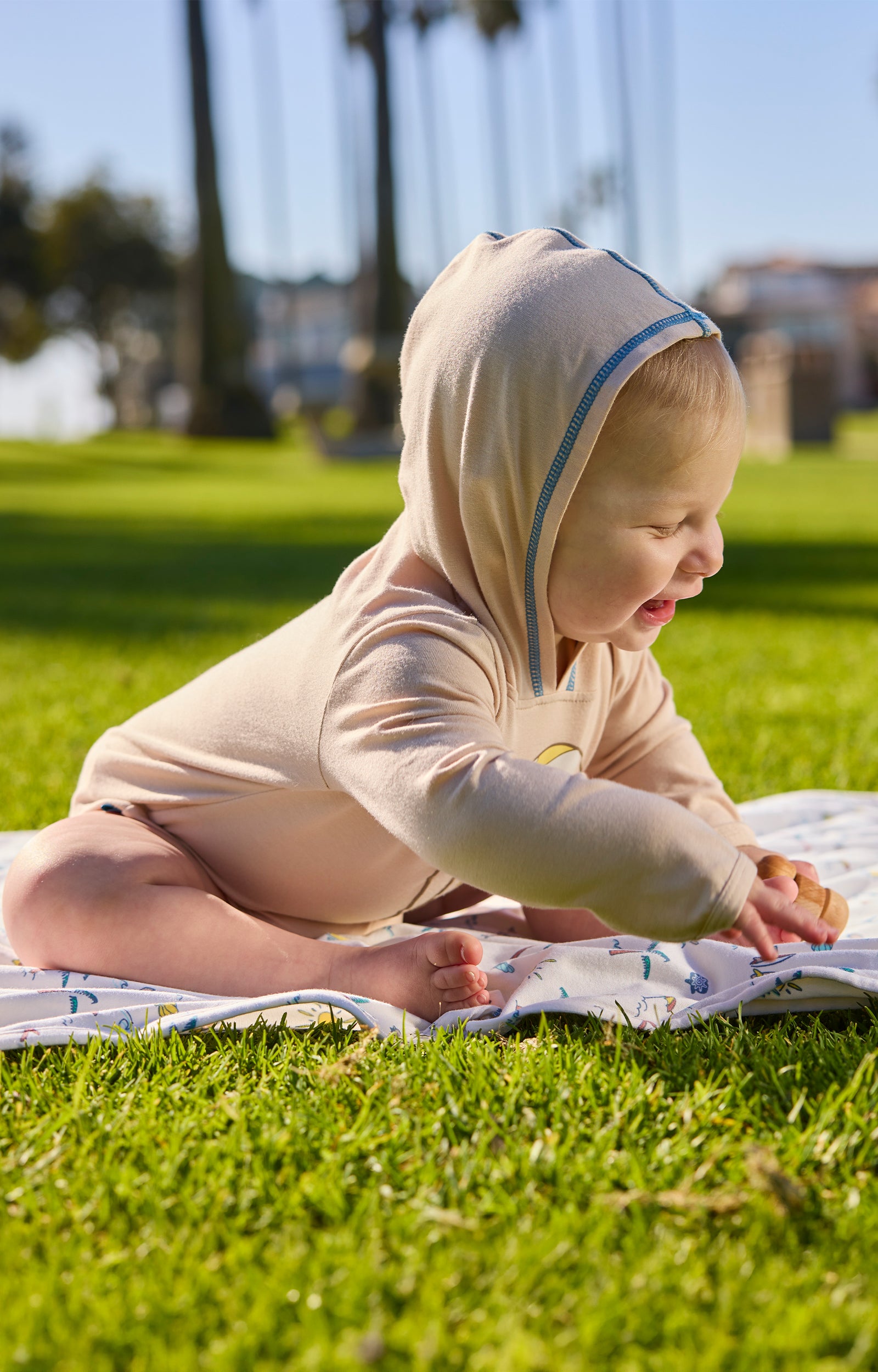 Baby Boy's Hooded Sunzie