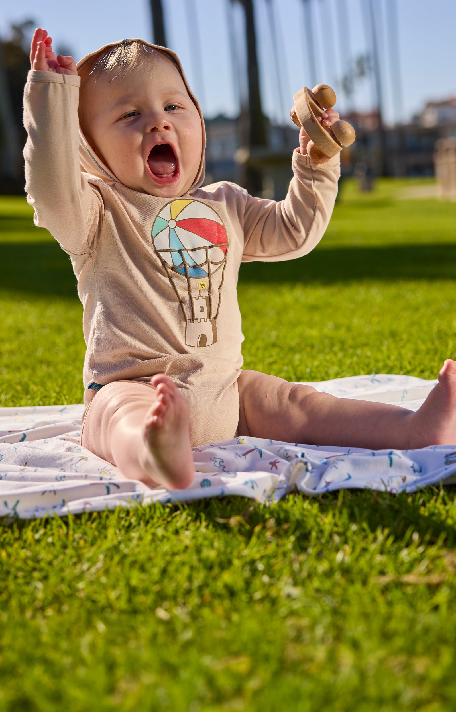 Baby Boy's Hooded Sunzie