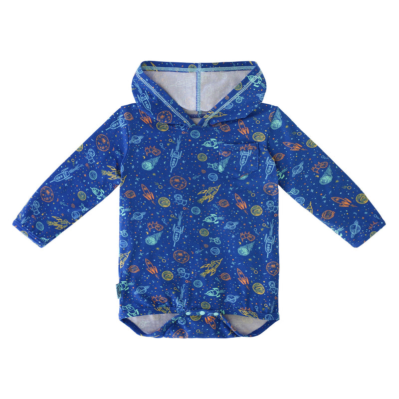 Baby Boy's Hooded Sunzie in Space Pups|space-pups