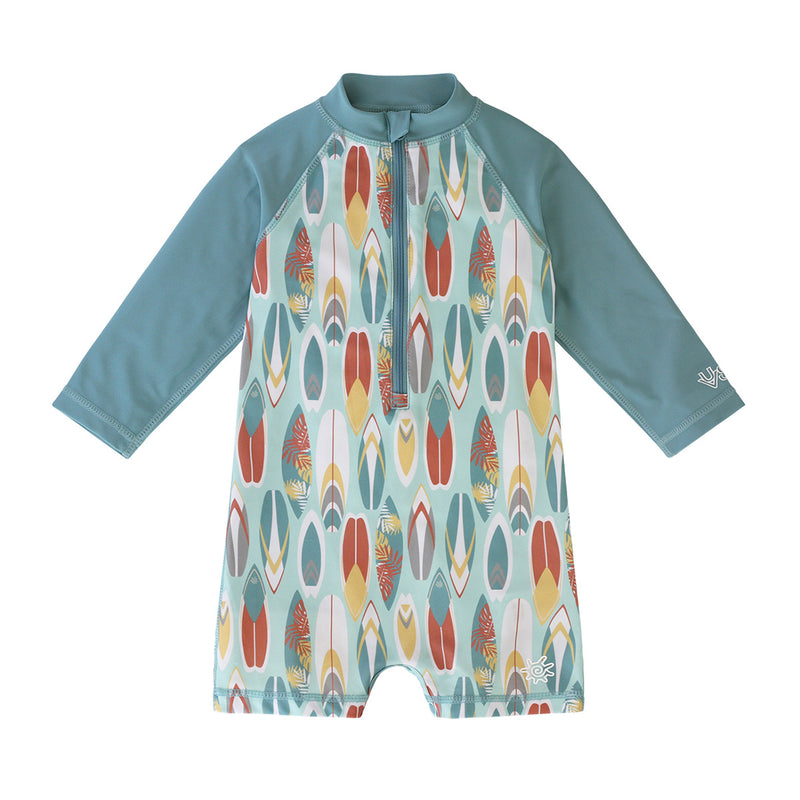 baby boy's long sleeve swimsuit in surfs up|surfs-up