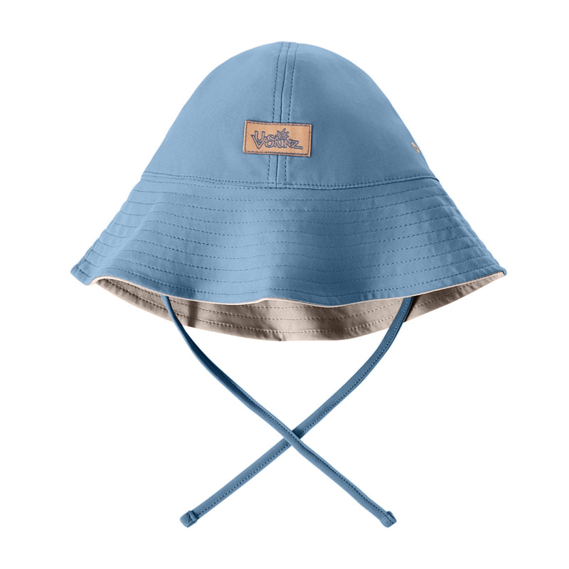 Reverse side of baby boys sun hat|baltic-sandstone