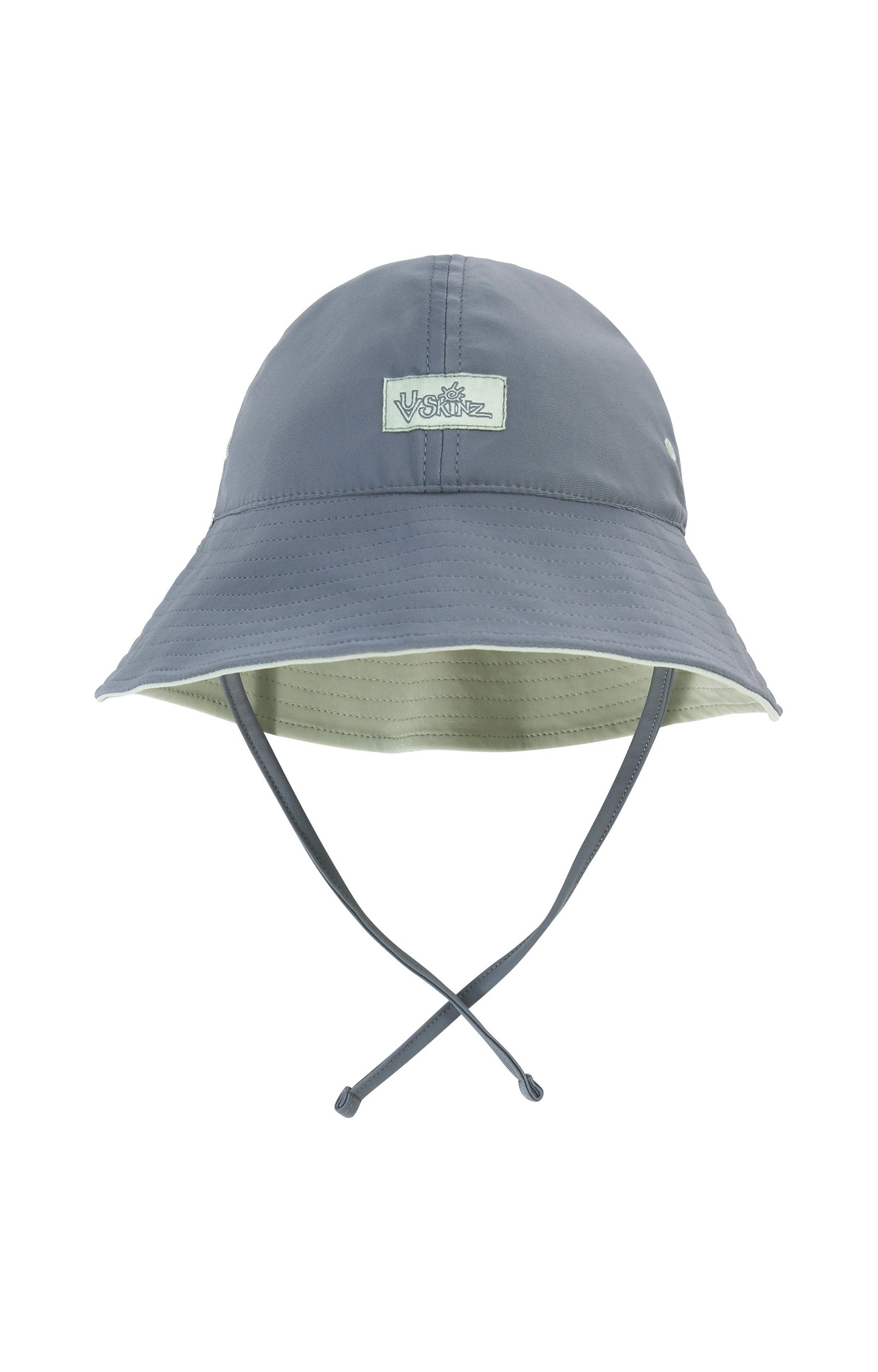 baby boy reversible sun hat in frosty green mirage|frosty-green-mirage