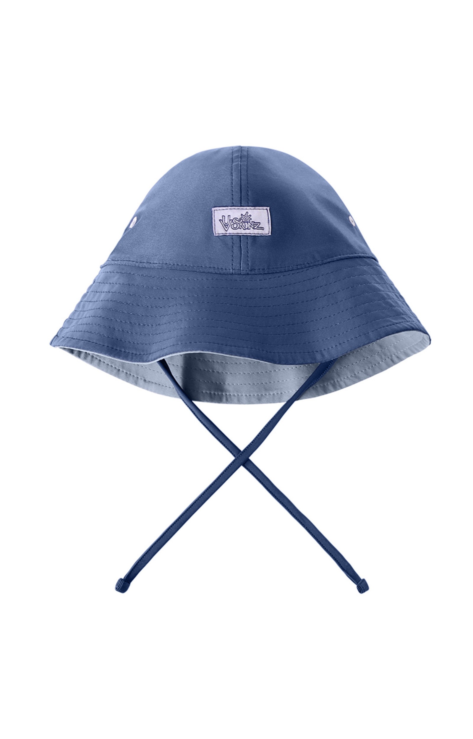 reverse side of baby boy sun hat|moon-dust-washed-navy