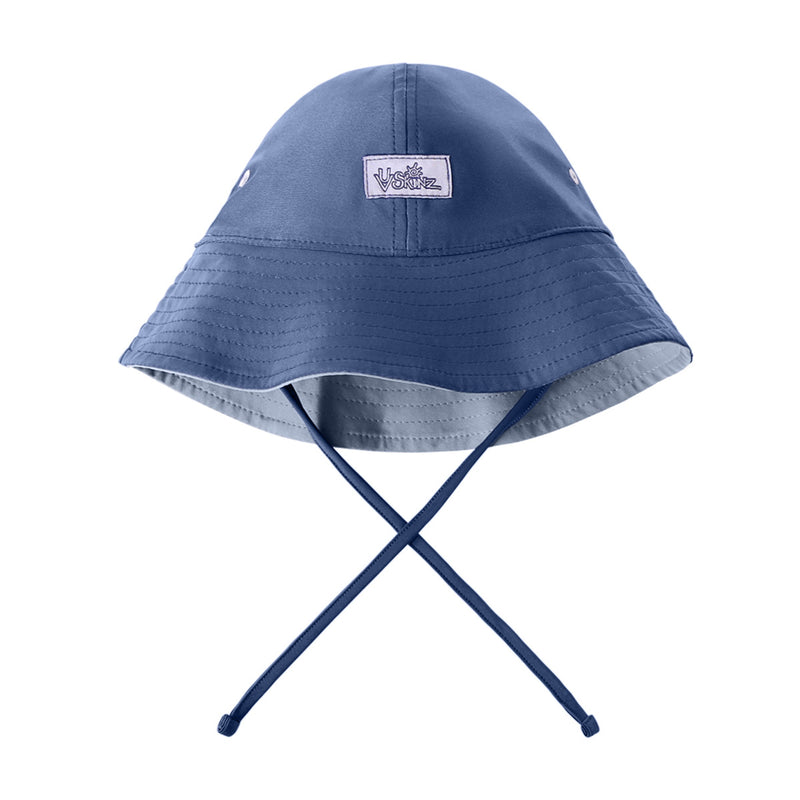 reverse side of baby boy sun hat|moon-dust-washed-navy
