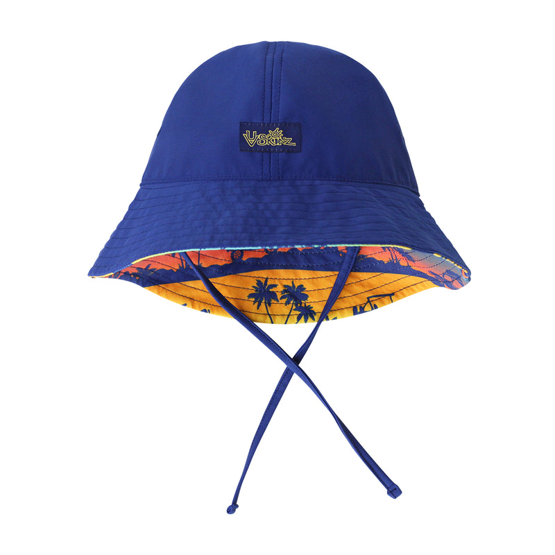 reversed view of the baby boy's sun hat in sunset safari ride|sunset-safari-ride