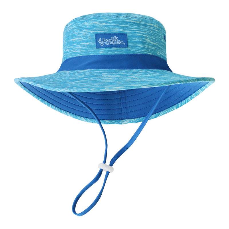 UV Skinz's baby boy's swim hat in aqua jaspe|aqua-jaspe