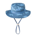 baby boys swim hat in blue|dino-stars