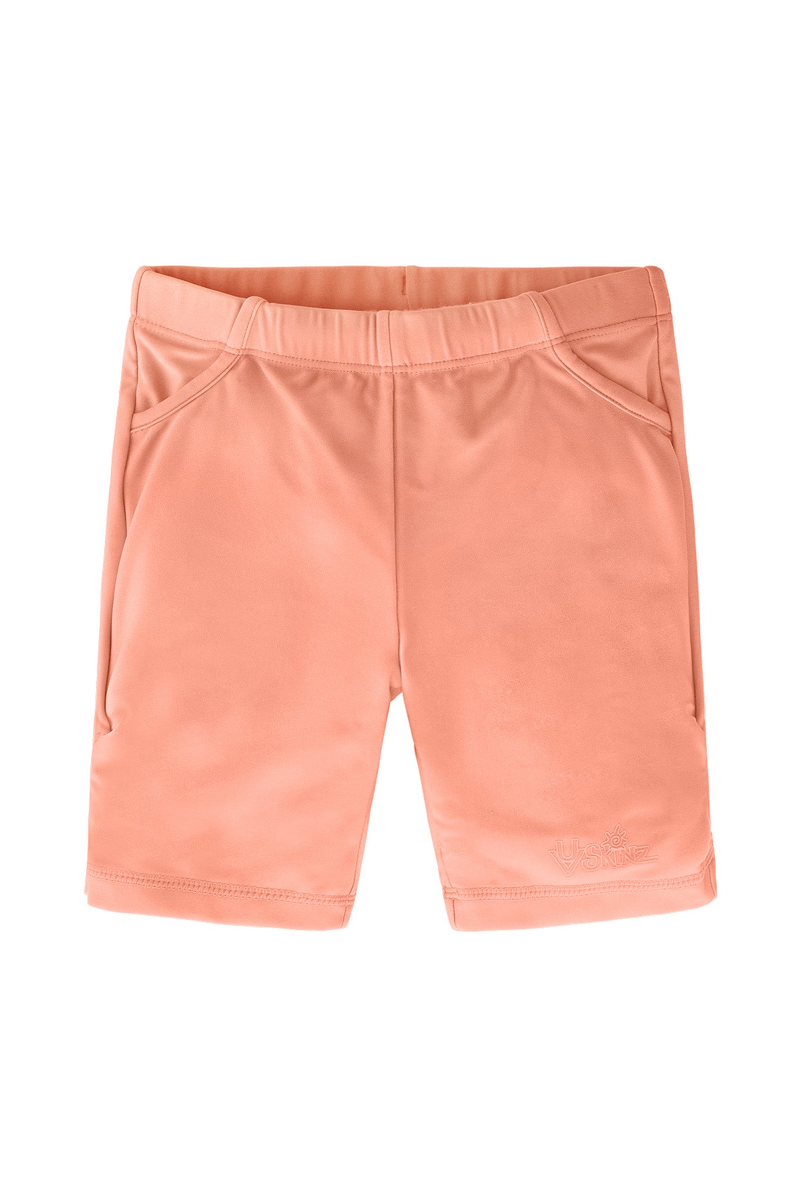 Girl's swim shorts in apricot