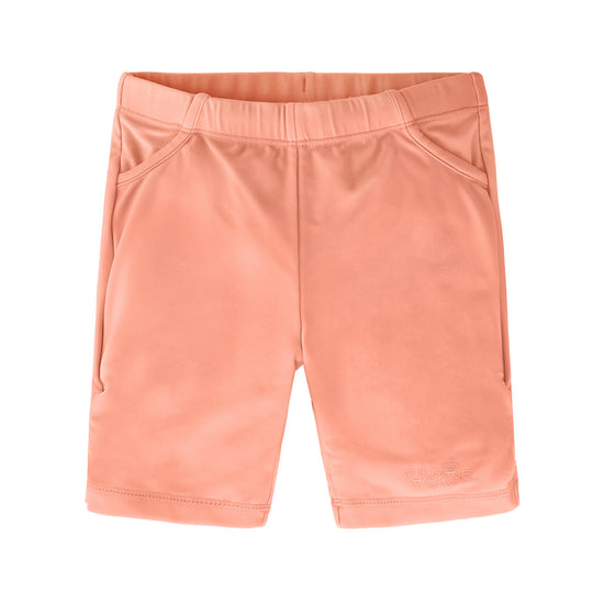 Girl's swim shorts in apricot|apricot