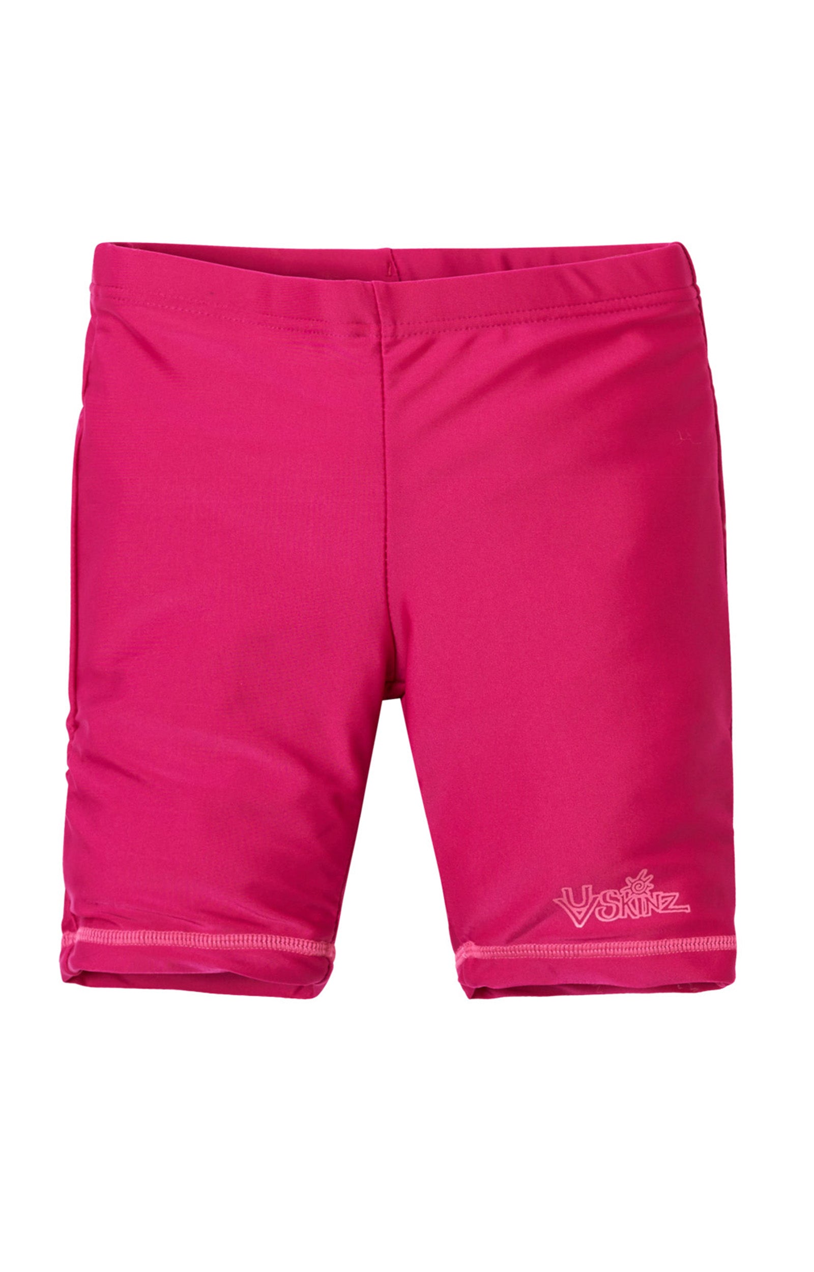 Girl's swim shorts in hot pink|hot-pink