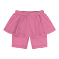 girl's skirted swim jammers|wild-rose