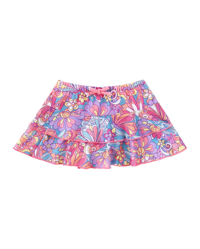 girls sunny swim skirt|mosaic-butterflies