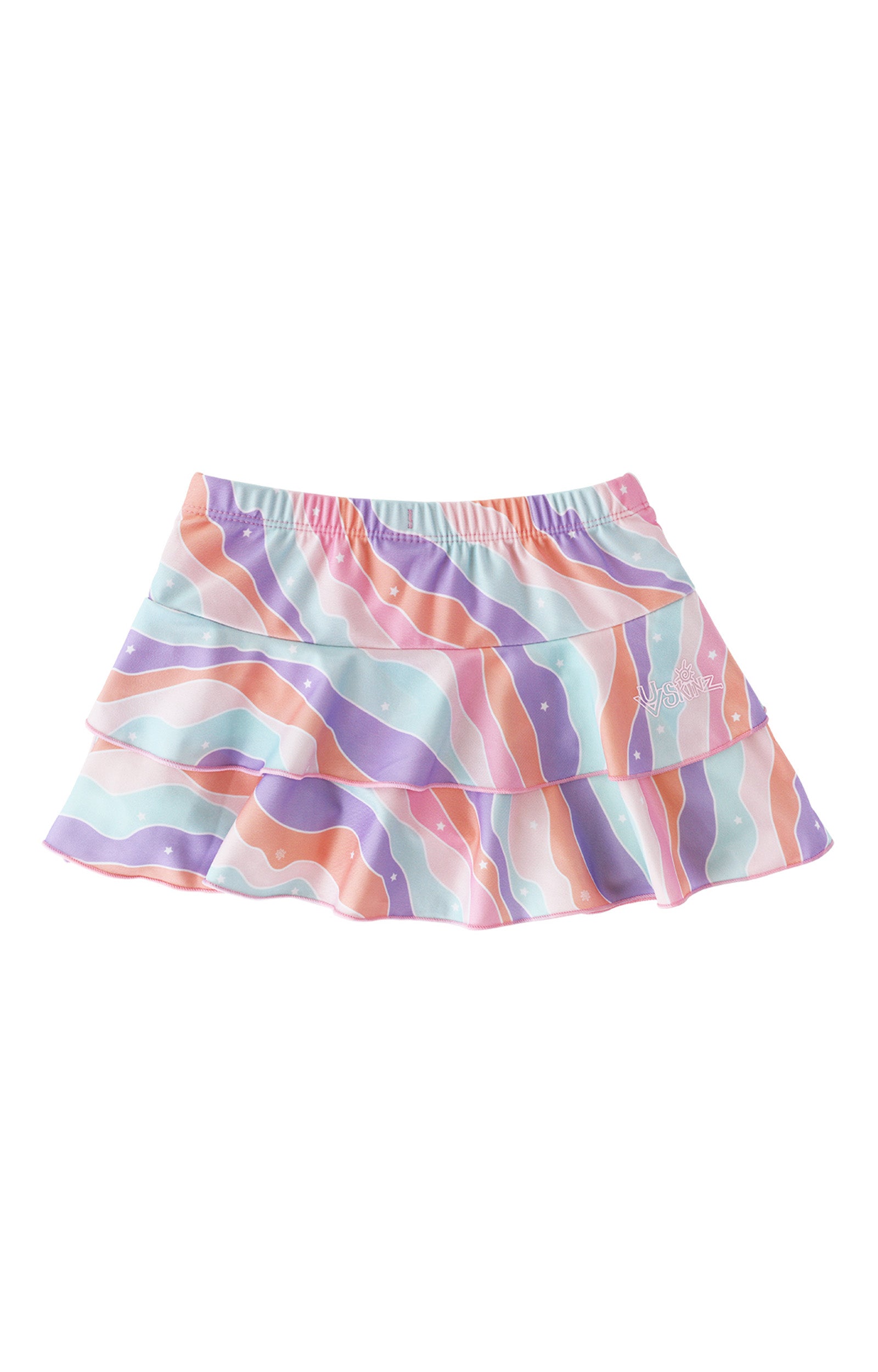 back of the girls swim skirt in rollin along|rollin-along