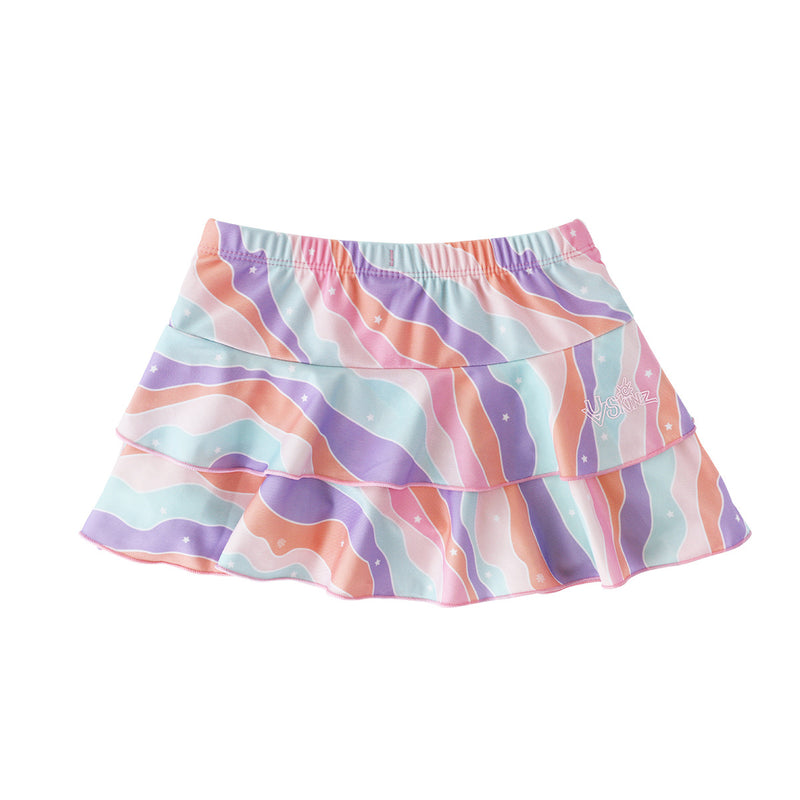 back of the girls swim skirt in rollin along|rollin-along