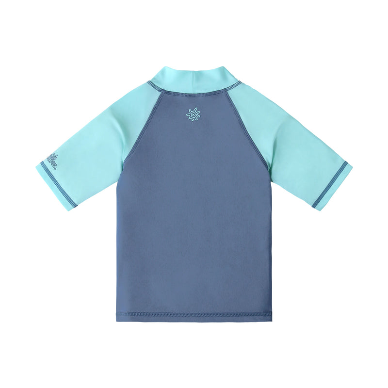 back of kids short sleeve sun & swim shirt|beach-dreamer