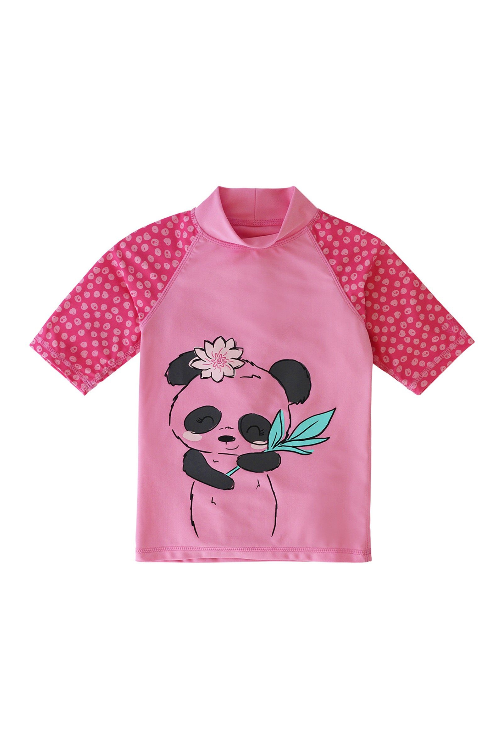 Girl's Short Sleeve Sun & Swim Shirt