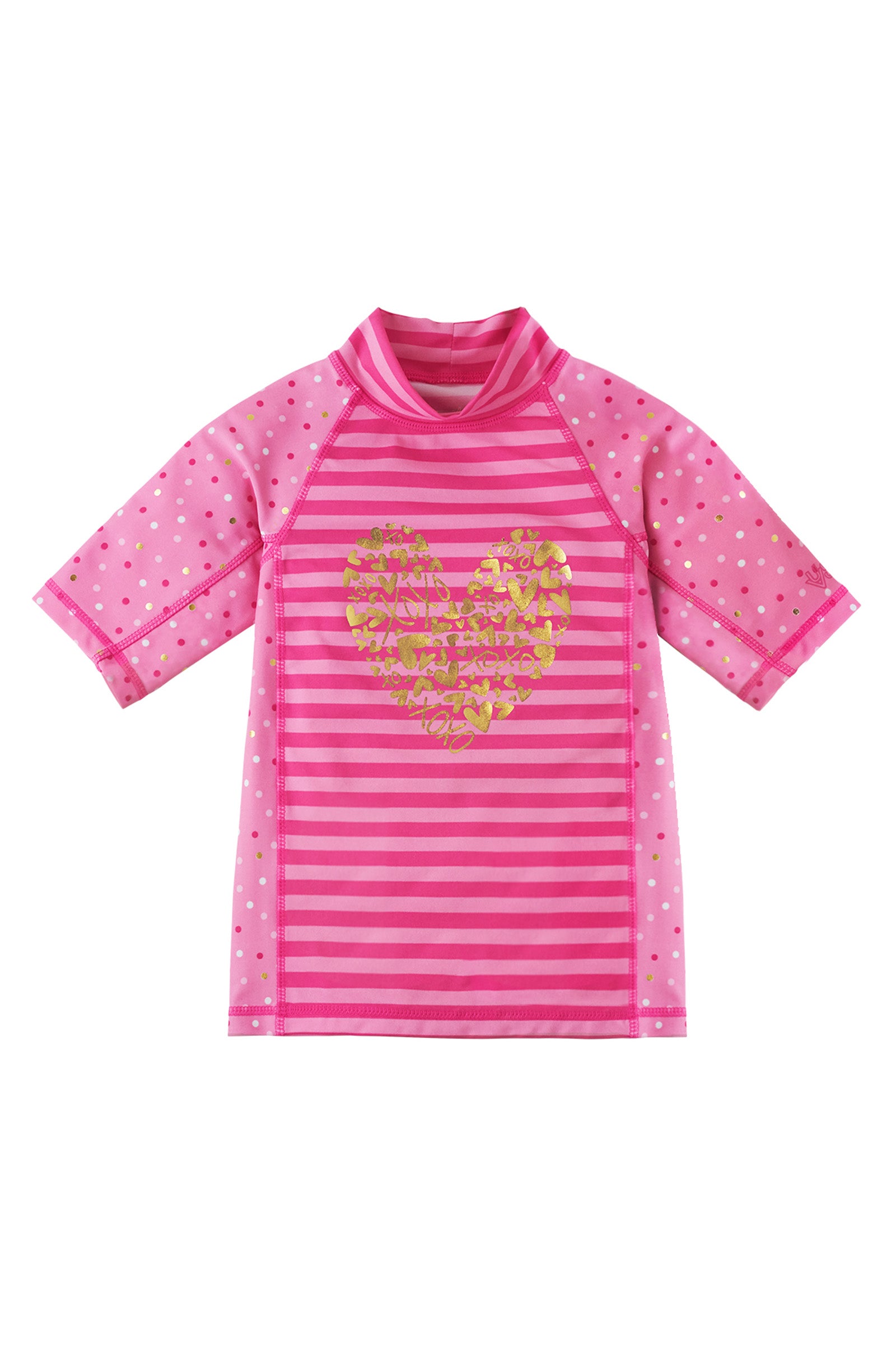 Girl's Short Sleeve Sunny Swim Shirt