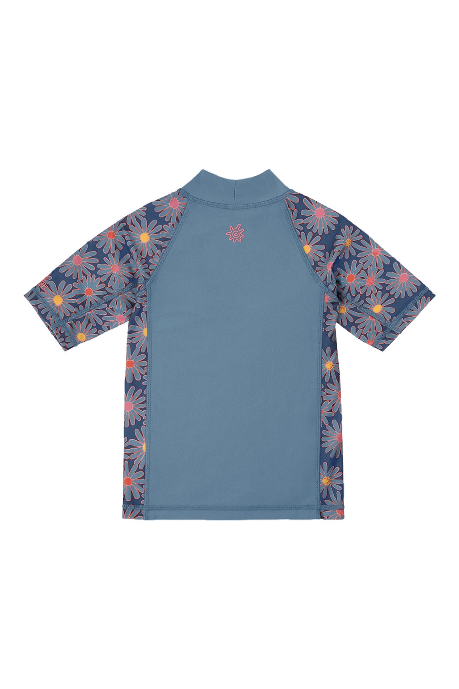 girl's short sleeve sunny swim shirt