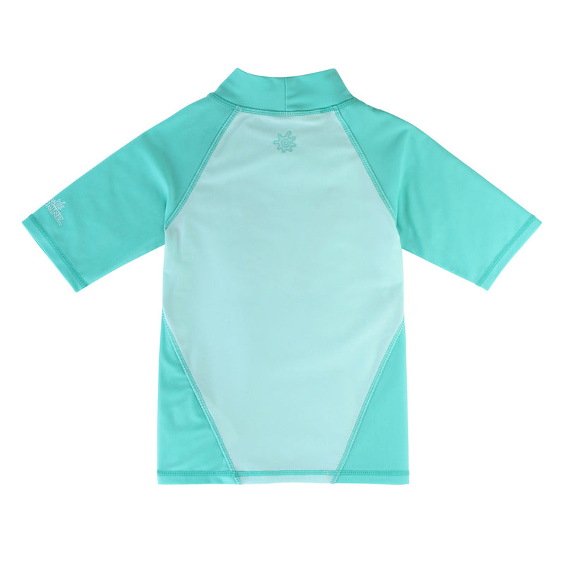 back of the girl's short sleeve sport sun and swim shirt in yosemite butterfly|yosemite-butterfly