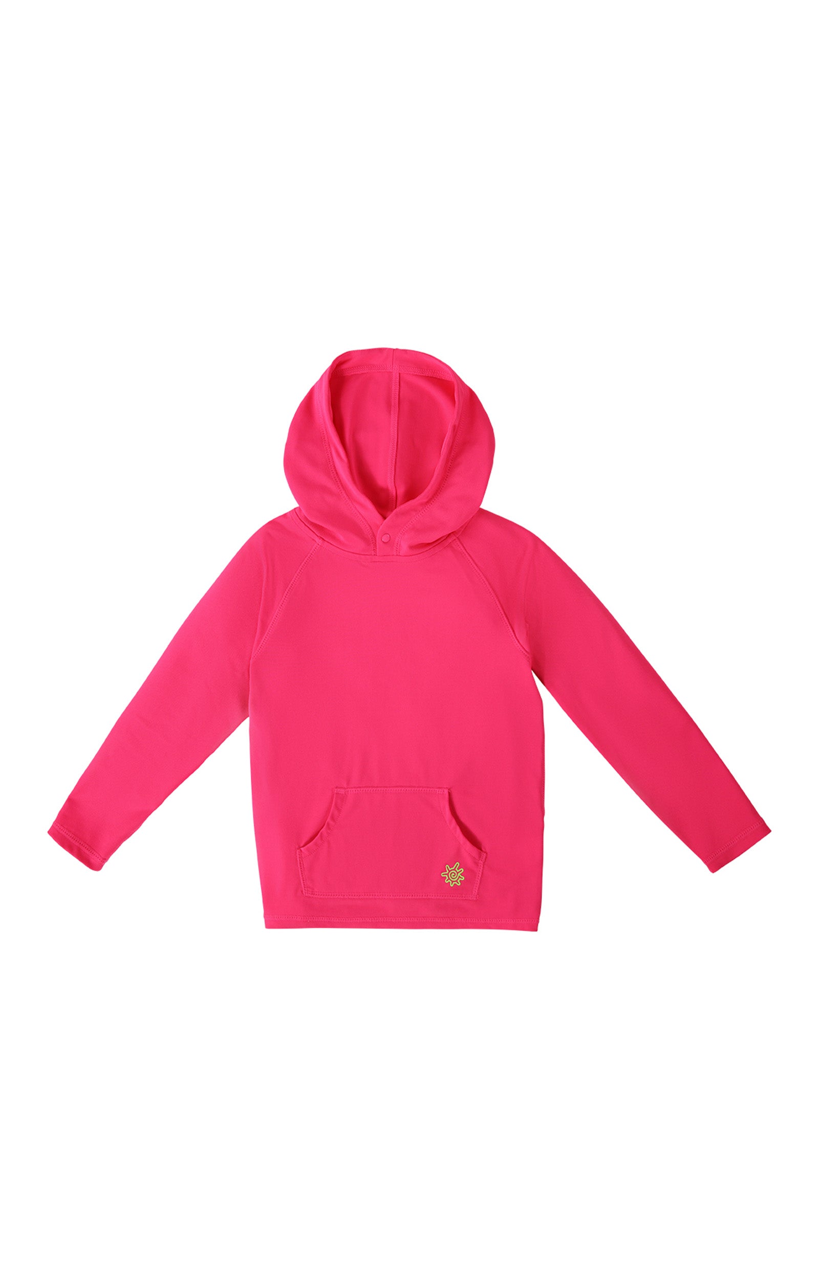 kids neon upf pullover hoodie|neon-pink