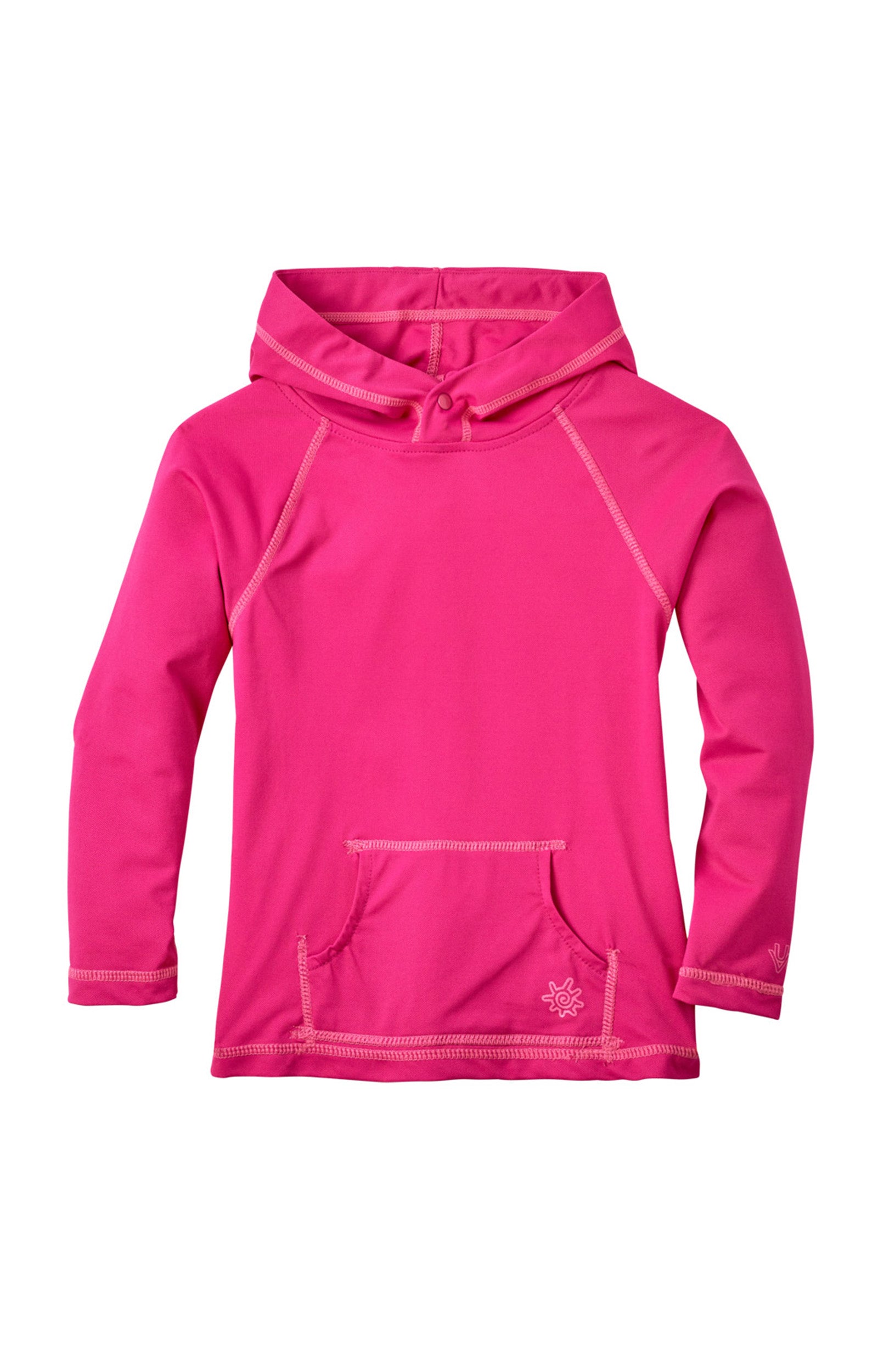 girls pullover hoodie in hot pink|hot-pink