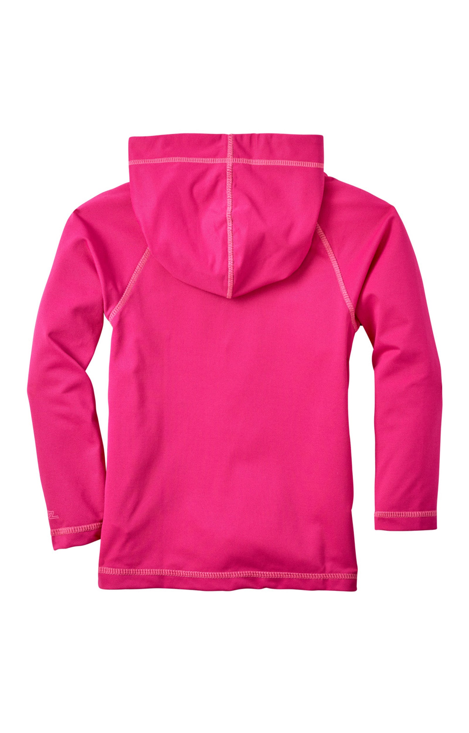 back of the girls pullover hoodie in hot pink|hot-pink