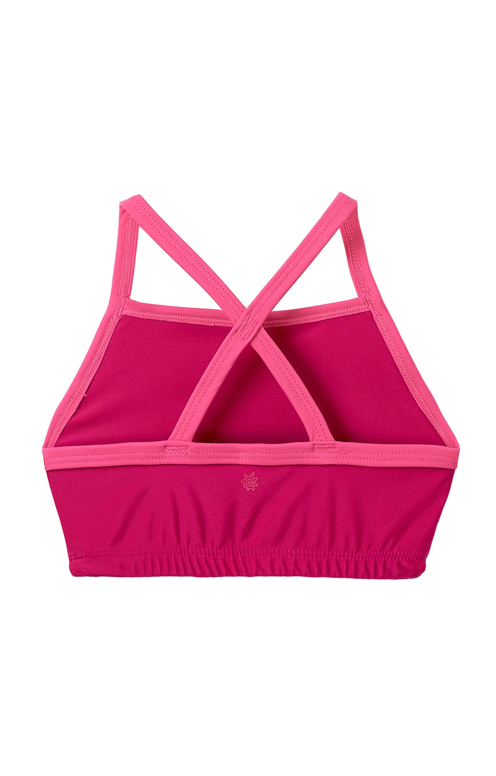 back of the girls bikini top in hot pink bubblegum|hot-pink-bubblegum