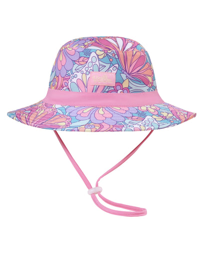 girls swim hat|mosaic-butterflies