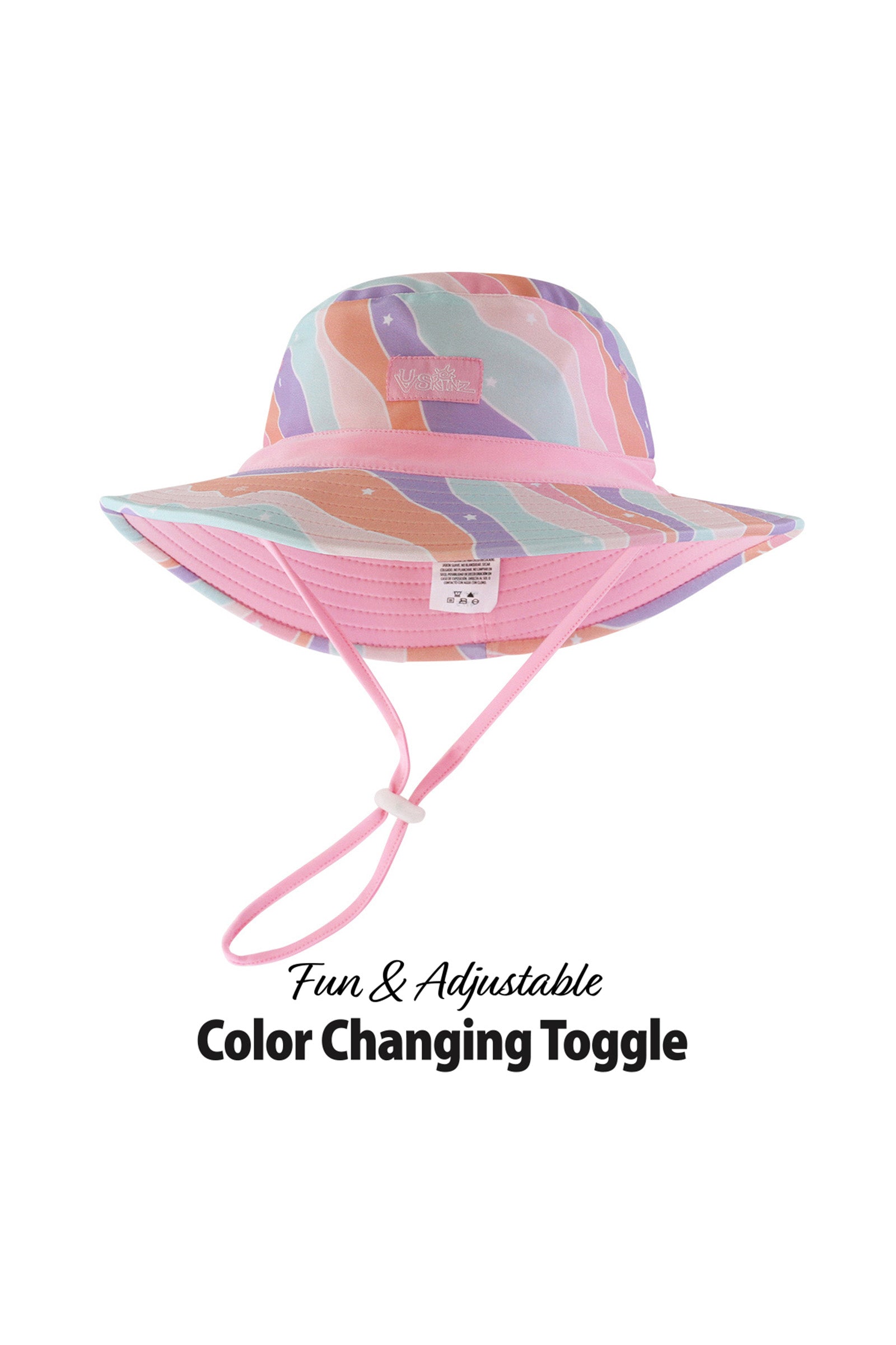 UV Skinz's girl's swim hat in rollin along