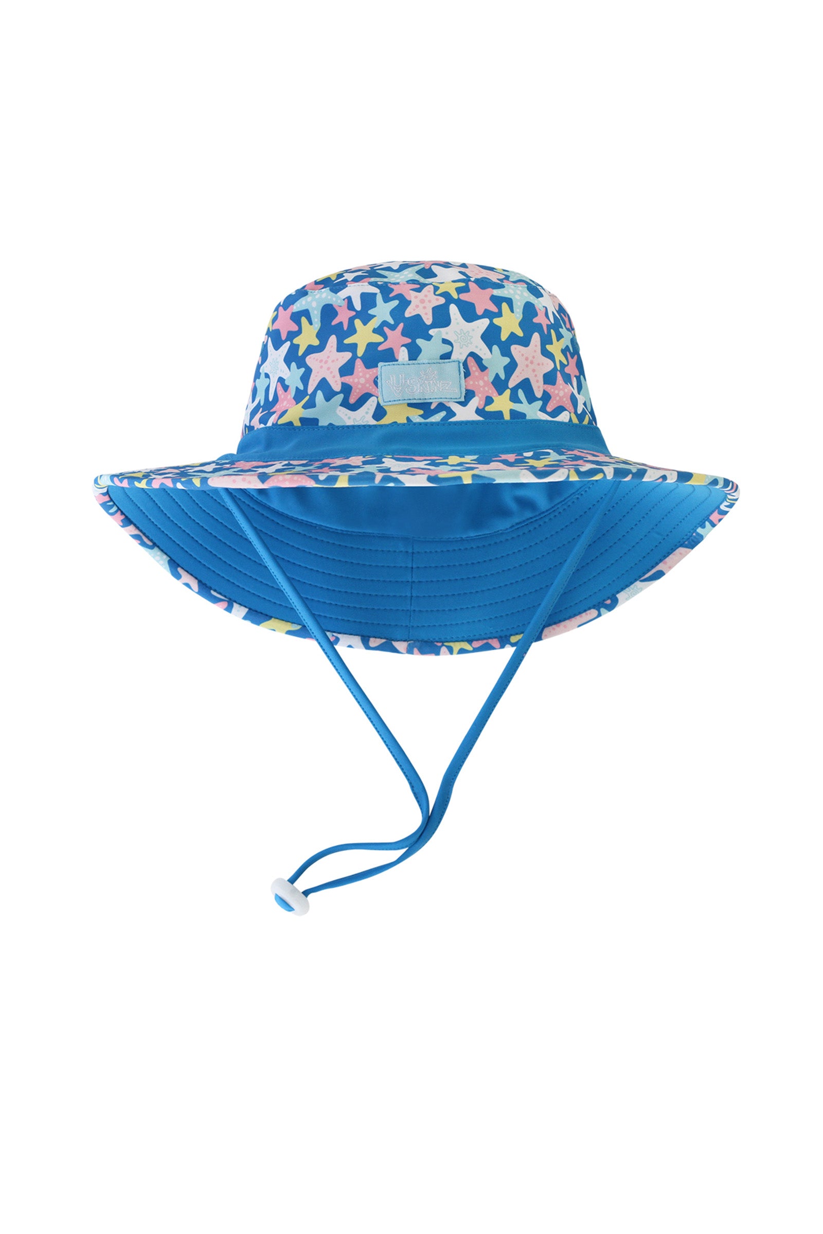 Girl's swim hat in starfish party