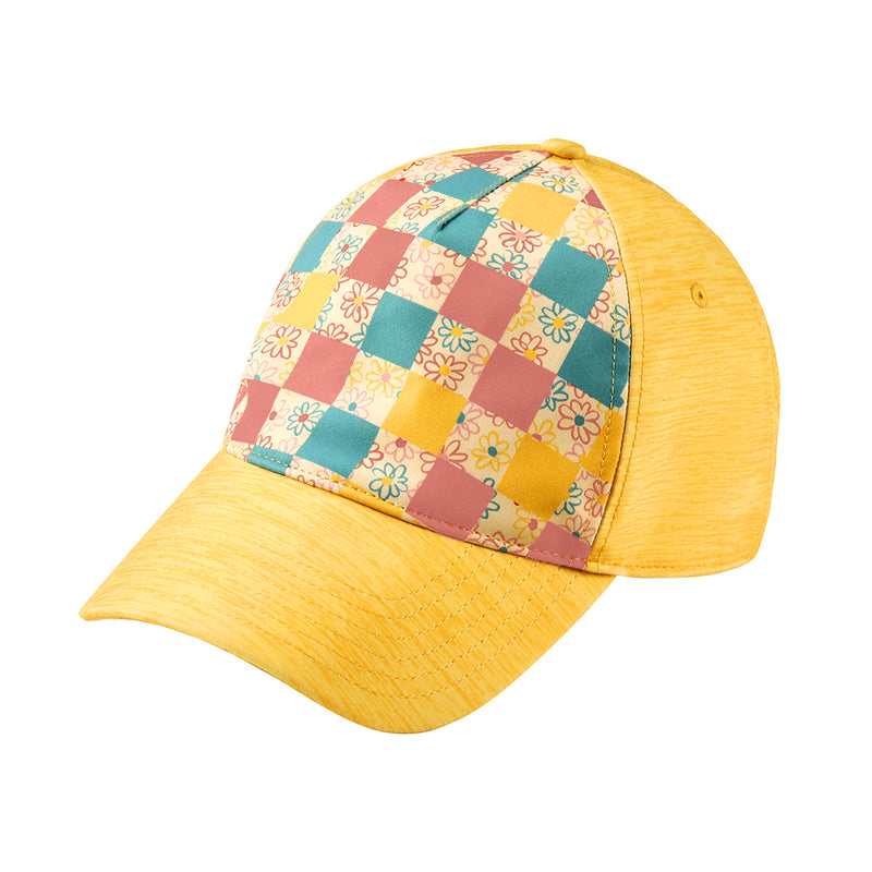 UV Skinz Girl Sun Hat|marigold-checkered-daisies