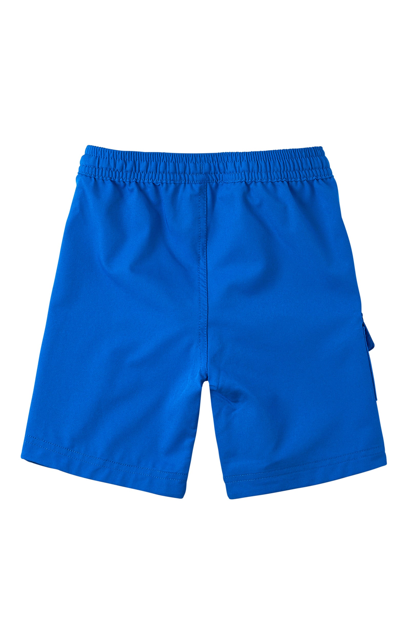 Back View of the Boy's Classic Board Shorts in Royal|royal