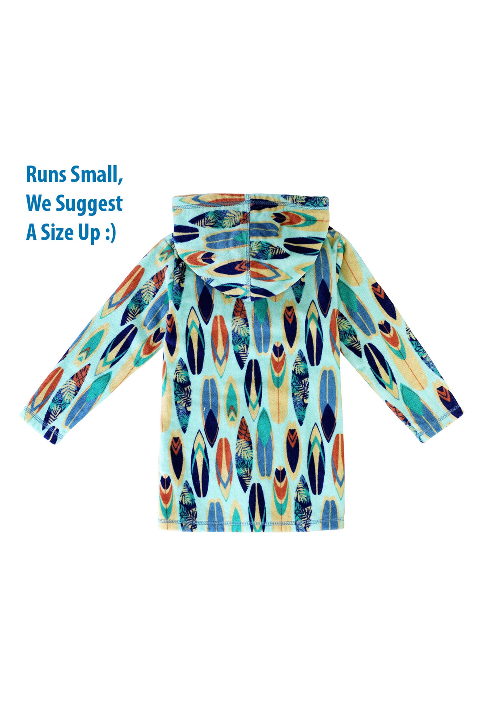 Boy's Hooded Terry Beach Cover-Up