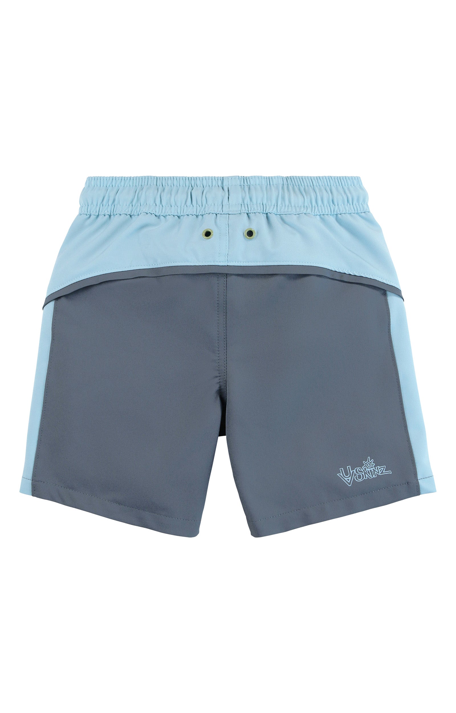 back view of boys active swim trunks in mirage aquamarine|mirage-aquamarine