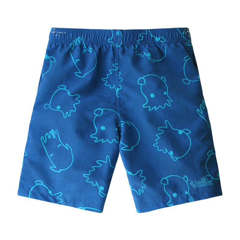 back of the boys beach shorts in inky octopus|inky-octopus