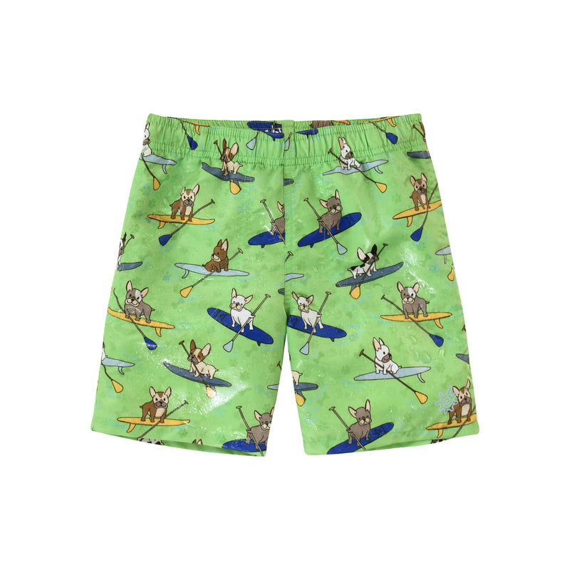 boys magic print beach shorts|magic-pups