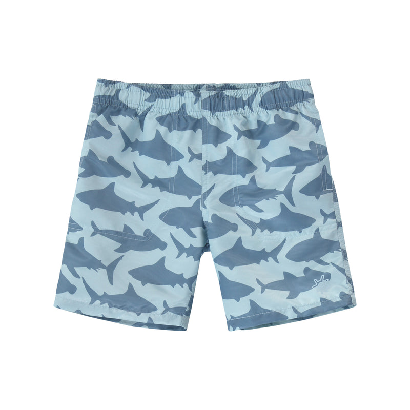 boys magic print beach shorts|magic-sharks