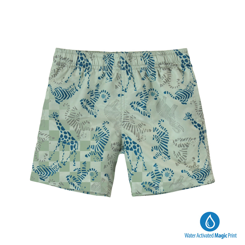 boys magic print beach shorts|magic-zoo