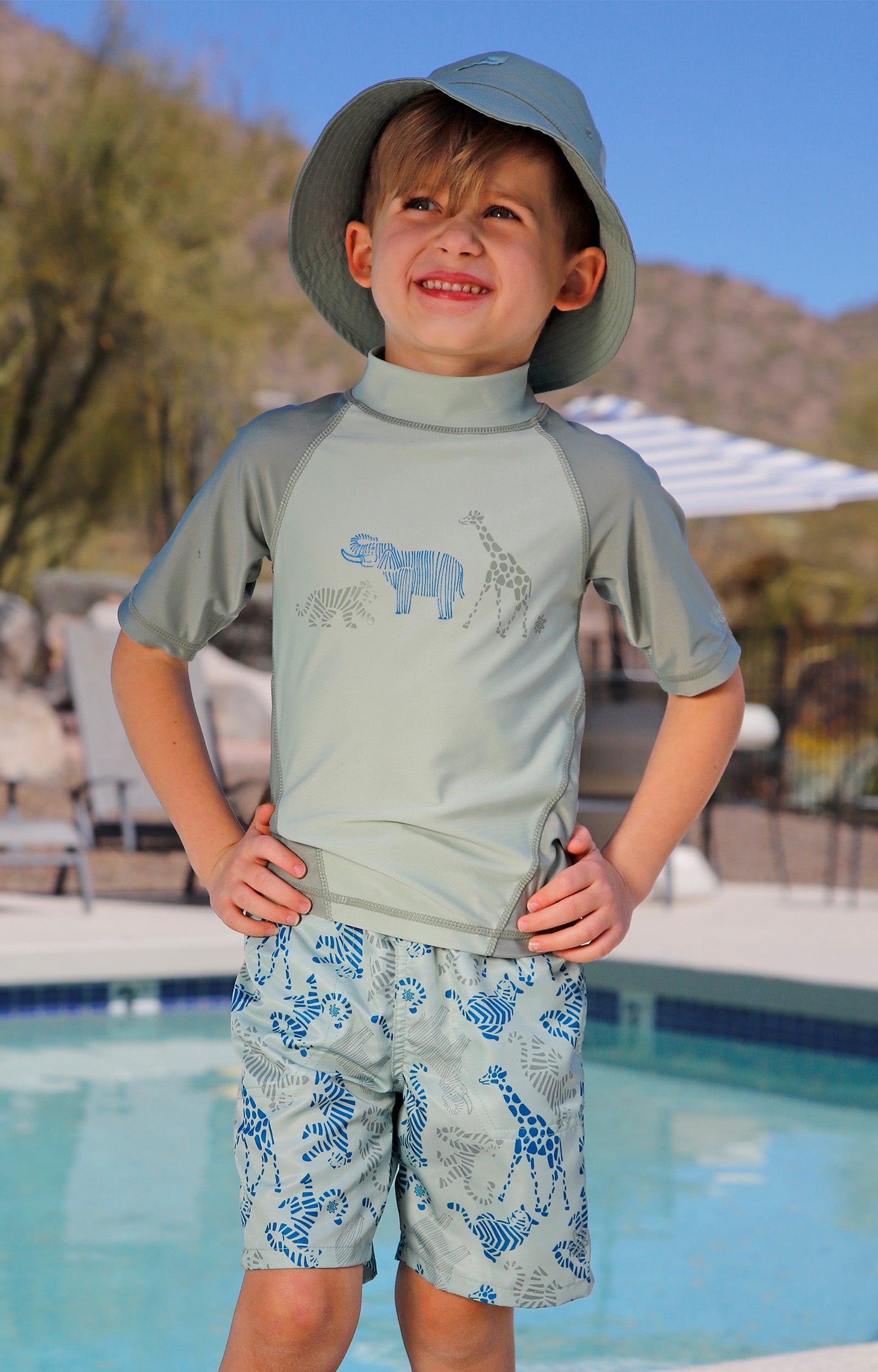 boys adjustable bucket hat|lily-pad